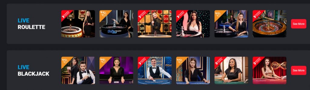 mystake live casino