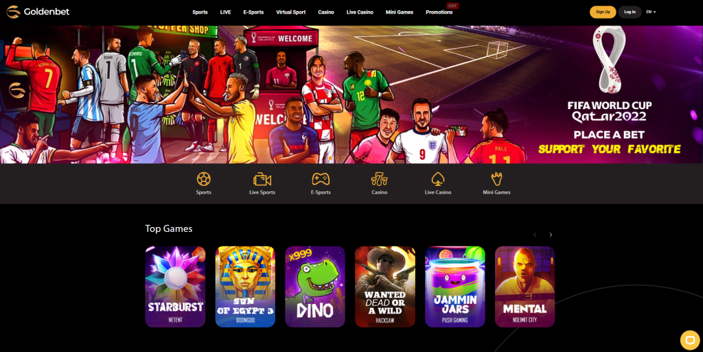 goldenBet dashboard