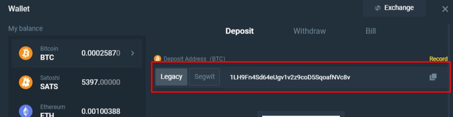 BC.Game Wallet Address