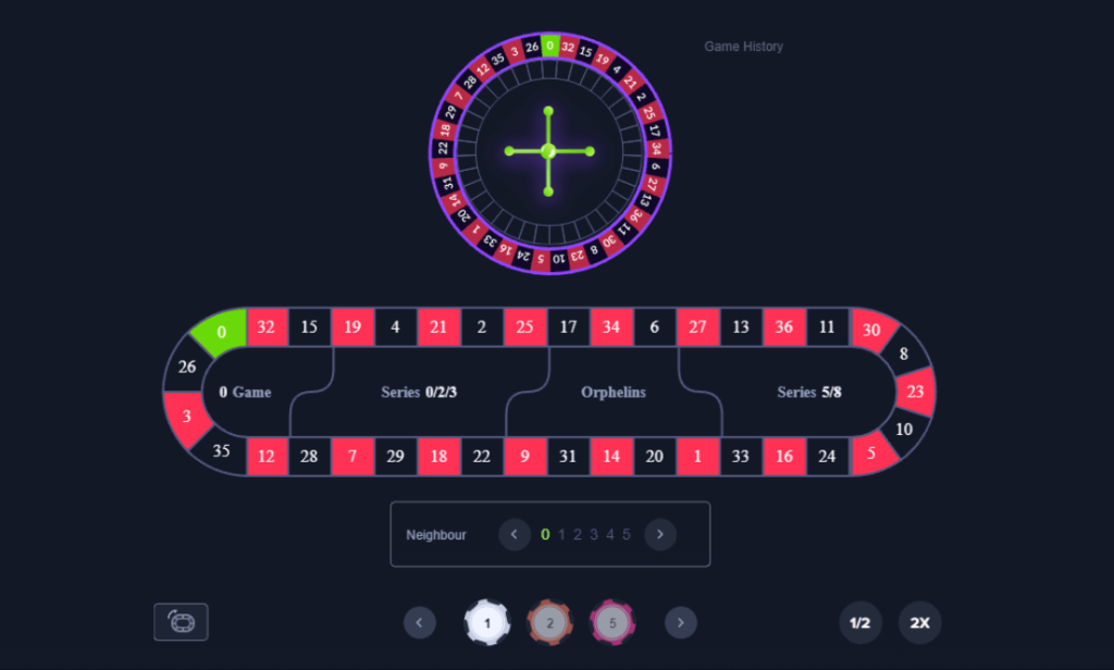  the Mystake Roulette table with various betting options.