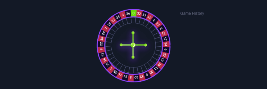 Mystake Roulette mini game wheel