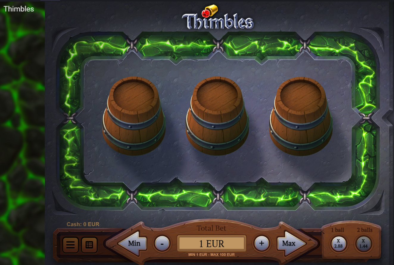 Thimbles Review LuckyMinigames